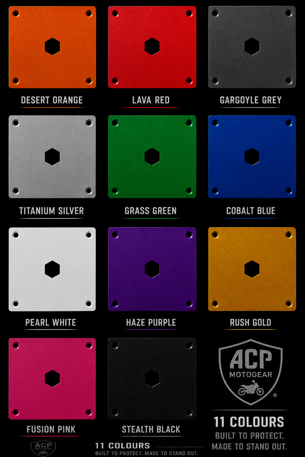 ACP Motogear HexLoc™ Modular Wall Panel