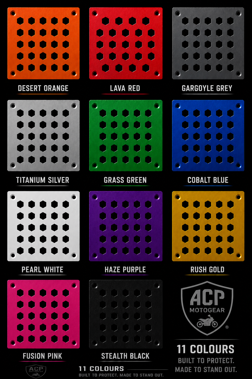 ACP Motogear HexLoc™ Modular Wall Panel
