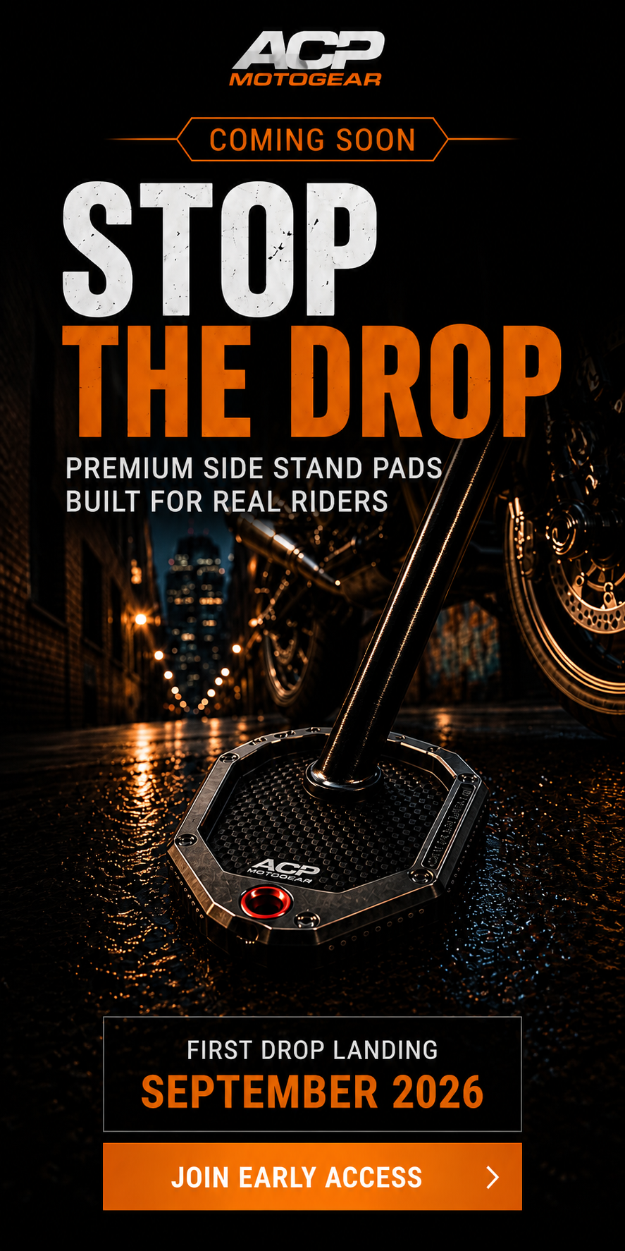 ACP Motogear - Side Stand Pad